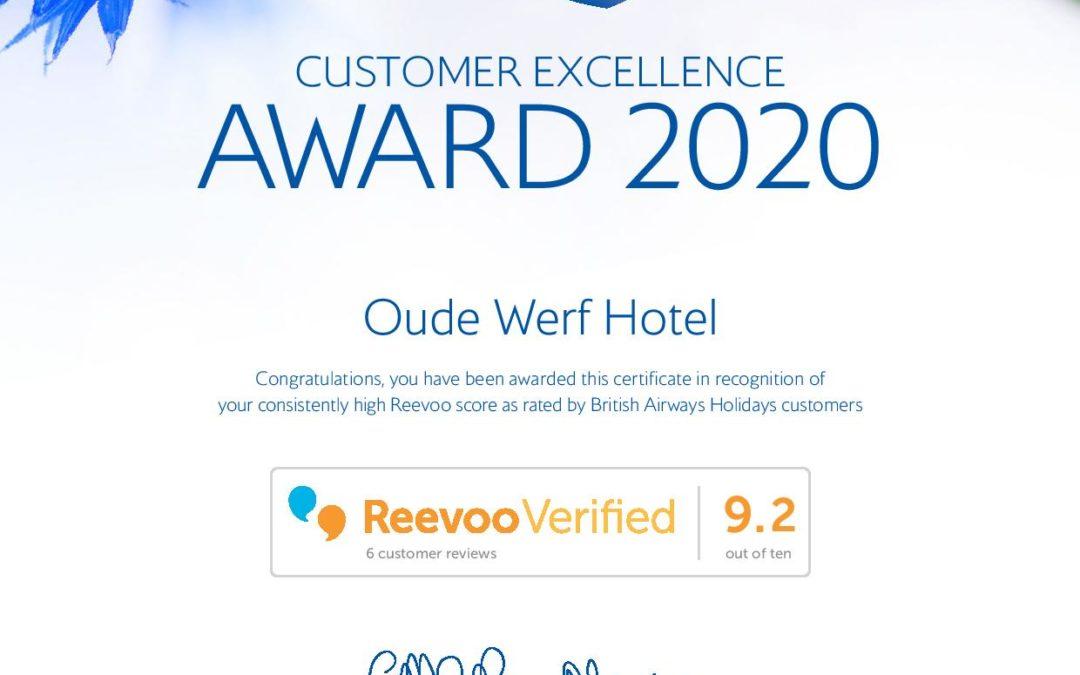 British Airways Holidays accolade in recognition of customer excellence